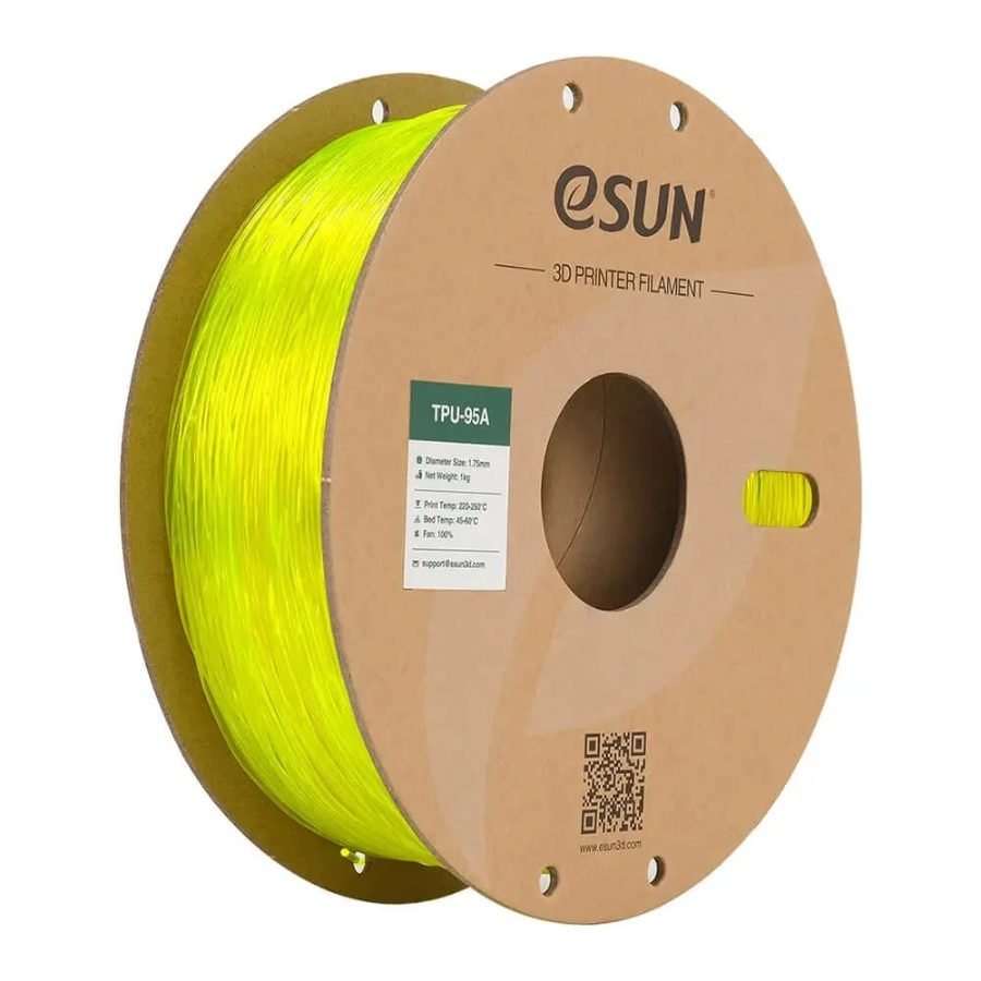 Esun TPU 95A Translucido Amarillo 1Kg