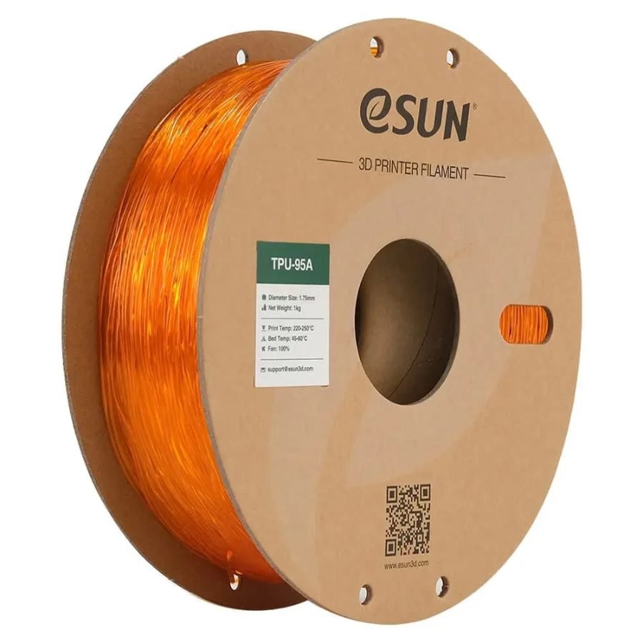 Esun TPU 95A Translucido Anaranjado 1Kg