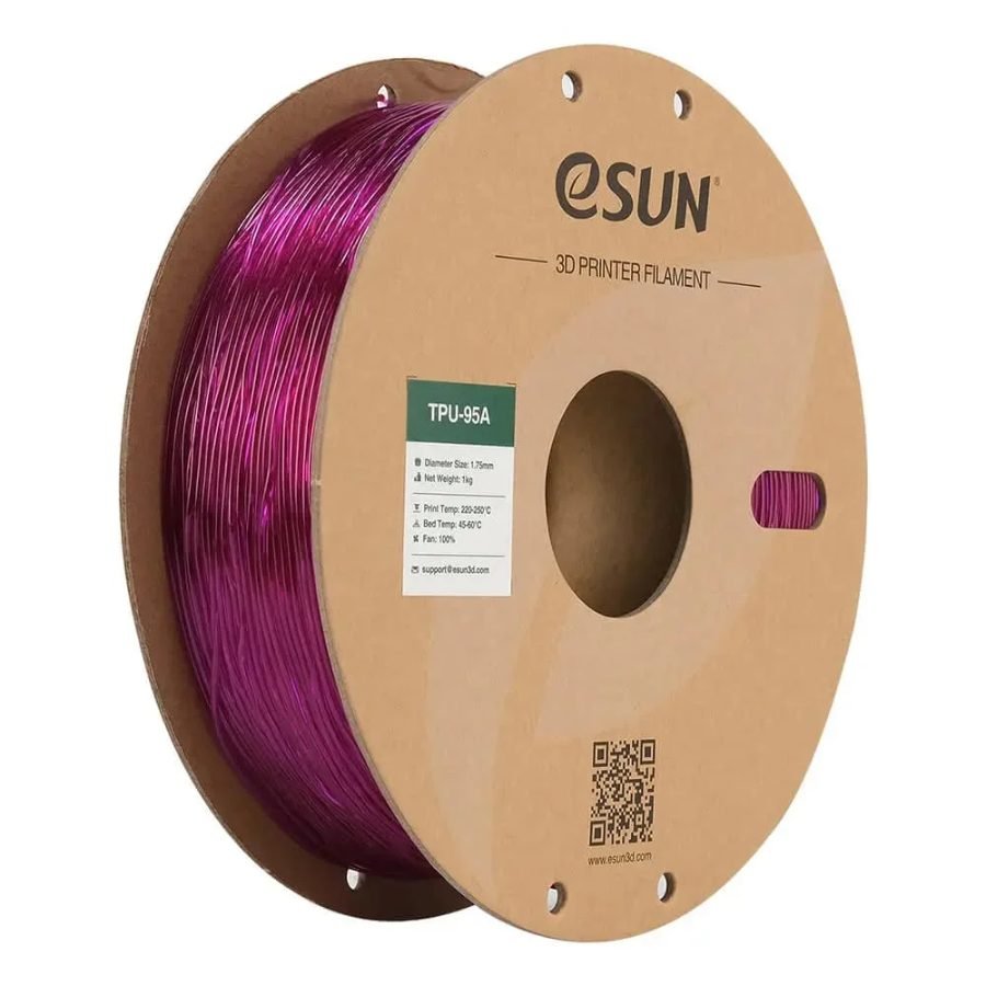 Esun TPU 95A Translucido Morado 1Kg