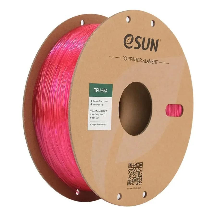 Esun TPU 95A Translucido Rosado 1Kg