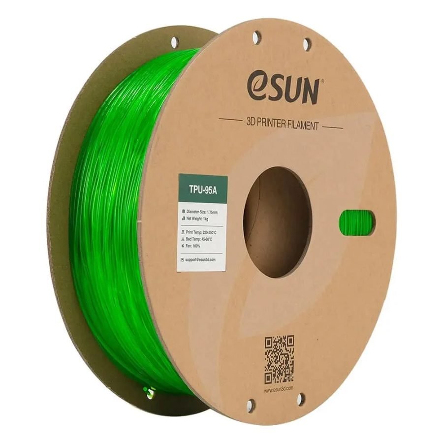 Esun TPU 95A Translucido Verde 1Kg