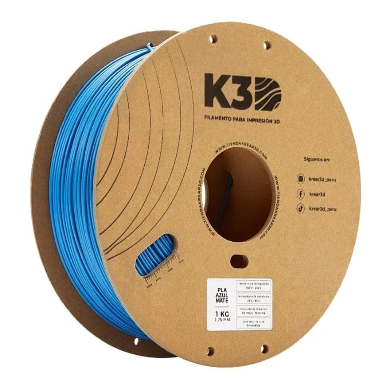 K3D PLA Mate Azul 1Kg
