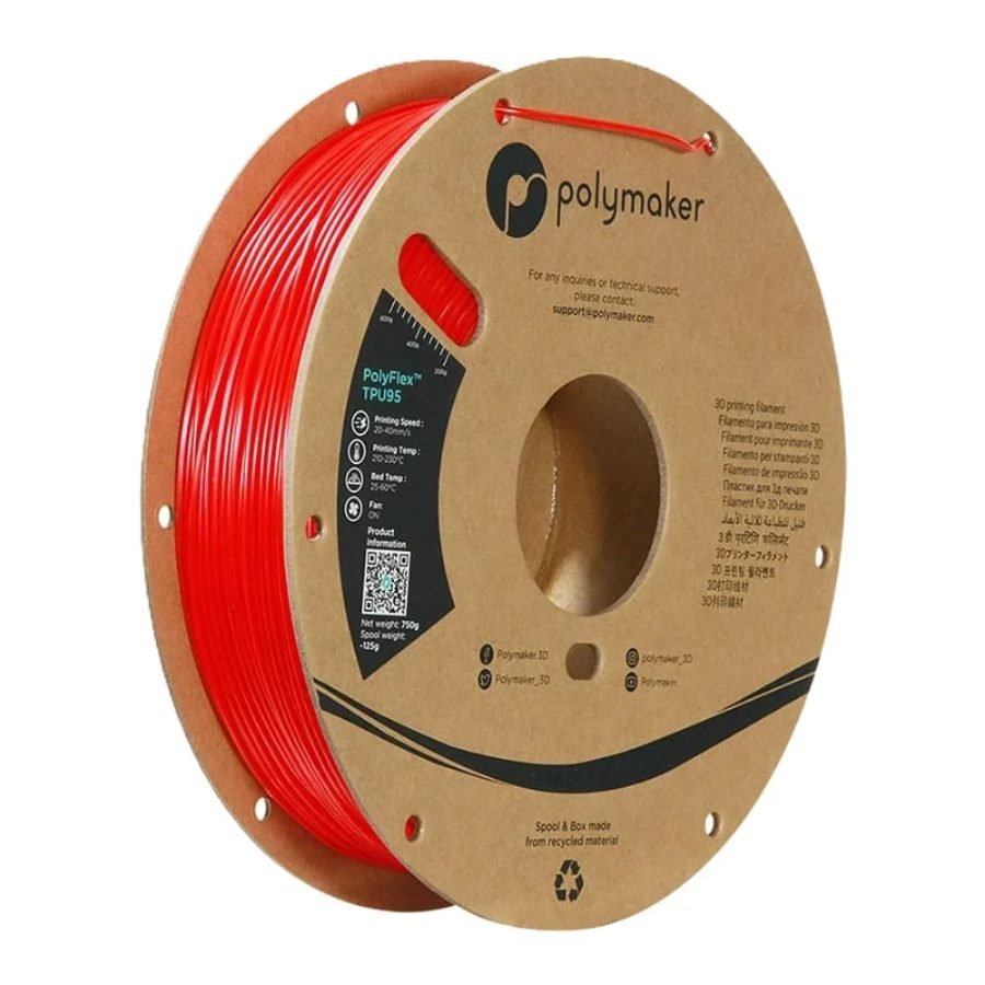 Polyflex TPU 95A Rojo 750g