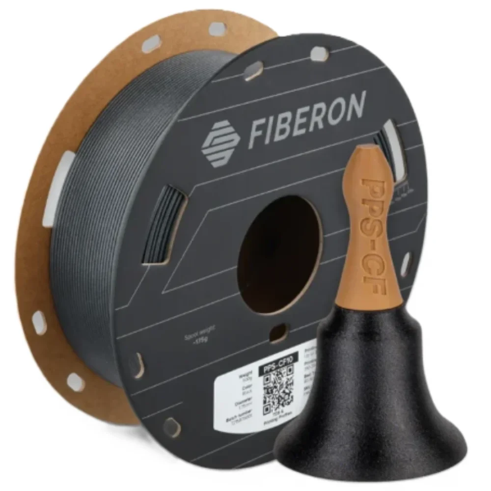 Fiberon PPS-CF10 Negro 1.75mm 500g