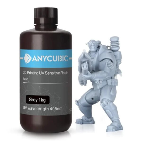 Resina Anycubic Estandar Gris 1Kg