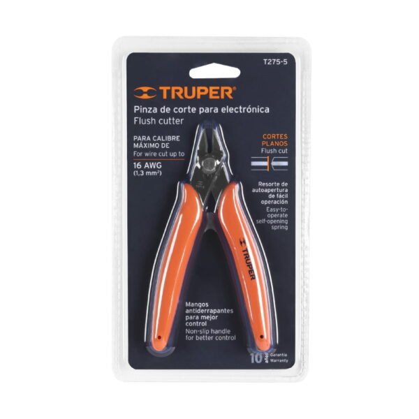 Pinza de Corte para Electrónica 5" - Alicate