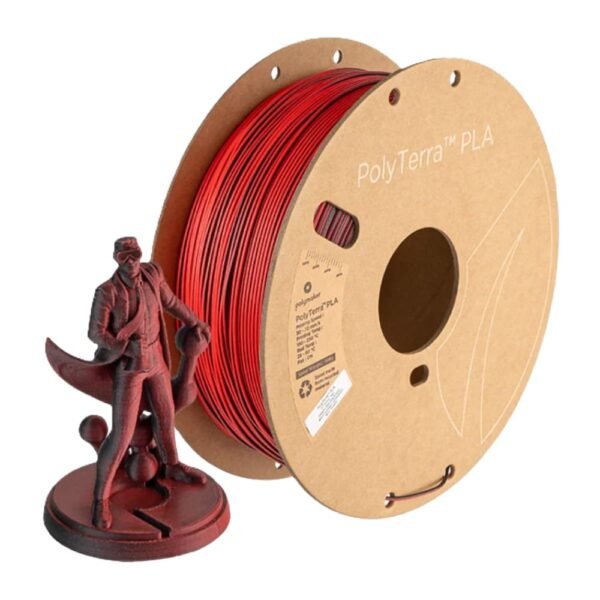 Polyterra PLA Dual Rojo Negro 1Kg