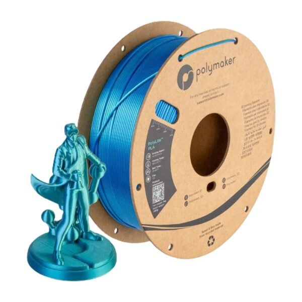 Polylite PLA Dual Azul/Verde Sedoso 1Kg